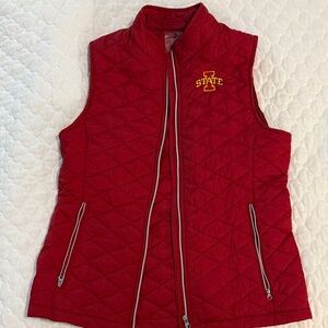 Iowa State Red Quilted/Puffer Vest